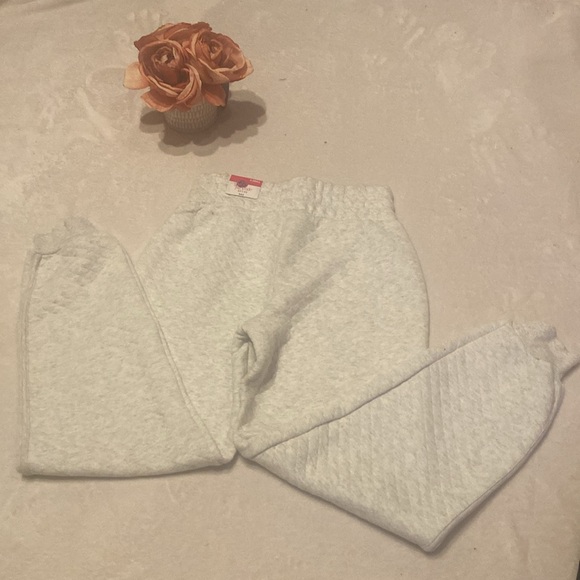FLIRTITUDE Active Size XS Textured Heather Gray Joggers NWT - Picture 7 of 10